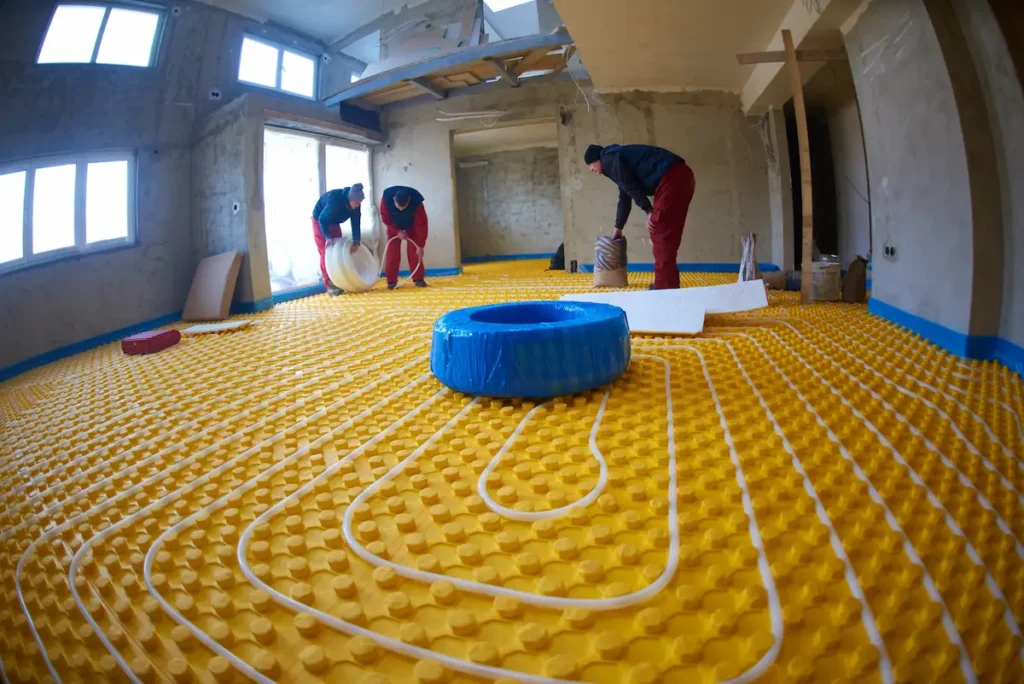 instalacion suelo radiante con aerotermia